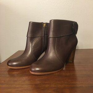 Kate Spade Lanise Leather Bow Ankle Booties